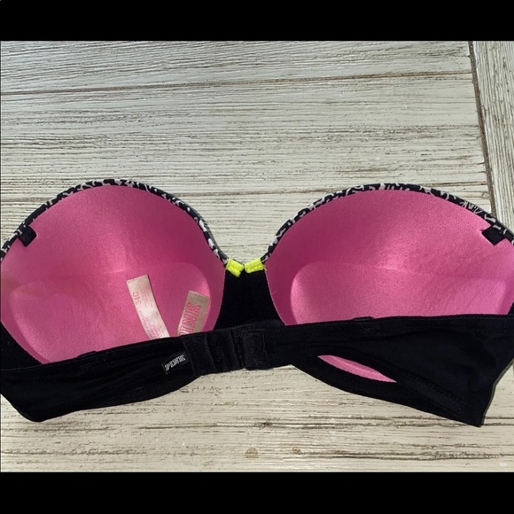 Victorias Secret PINK Strapless Push-up Bra 34C - Picture 2 of 2